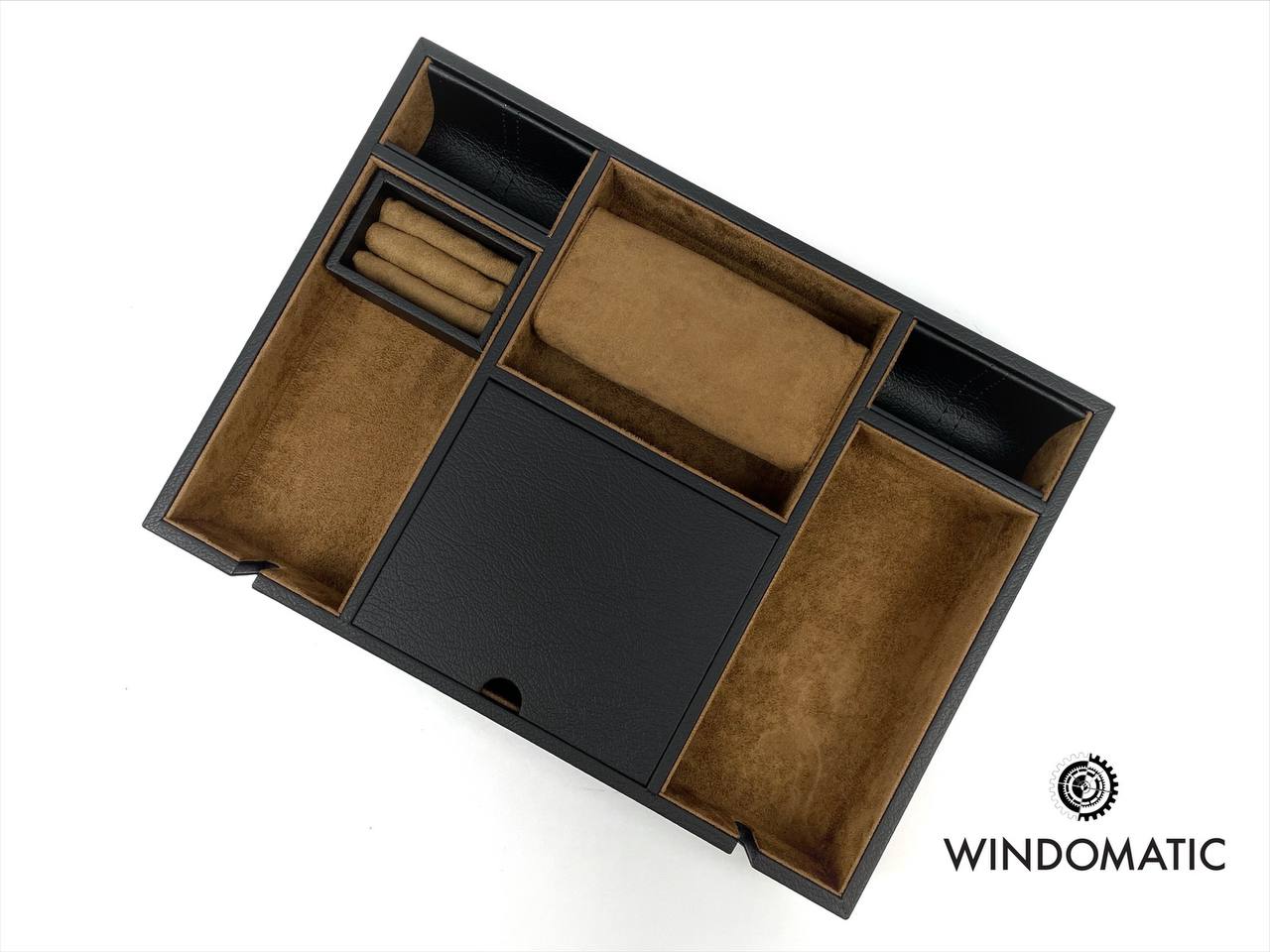 Windomatic Bedside Tray (Brown / Black)