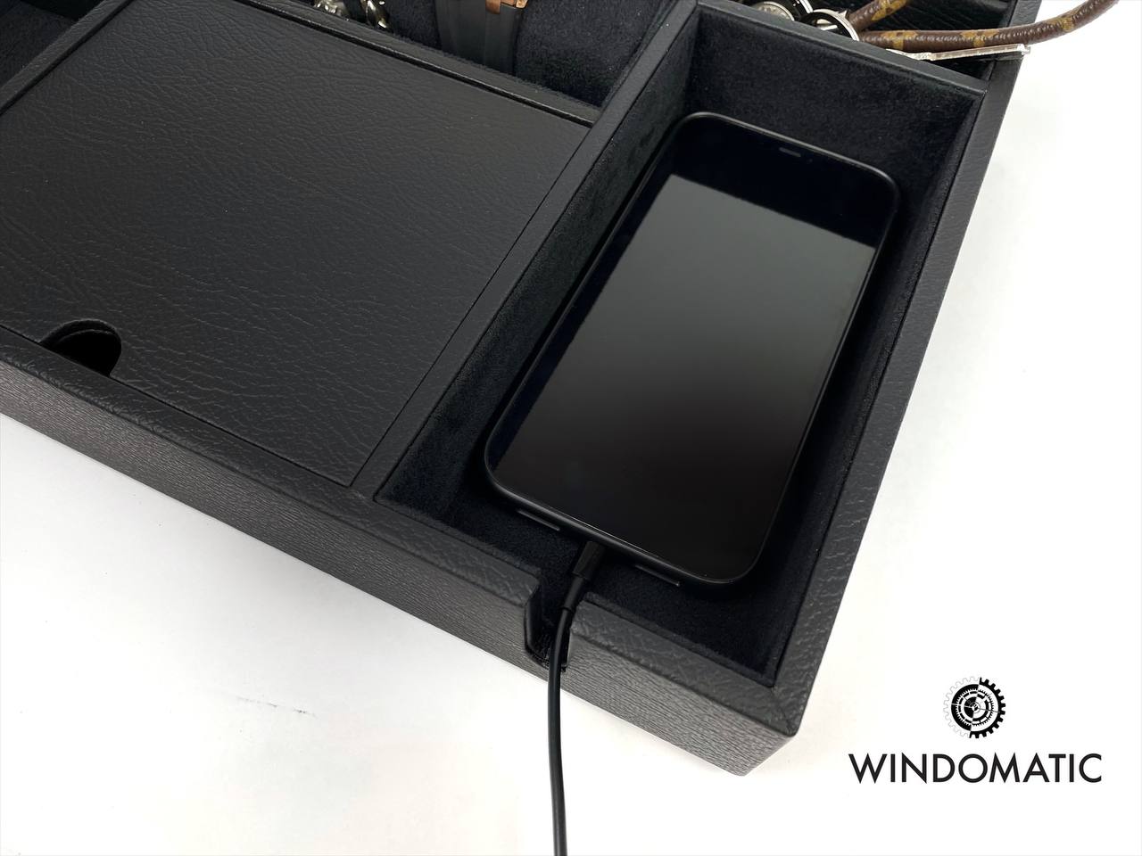 Windomatic Bedside Tray (Brown / Black)