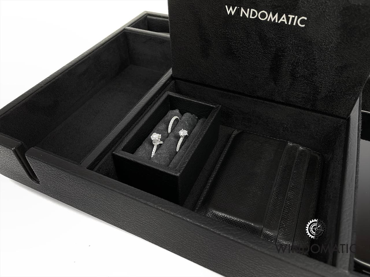 Windomatic Bedside Tray (Brown / Black)