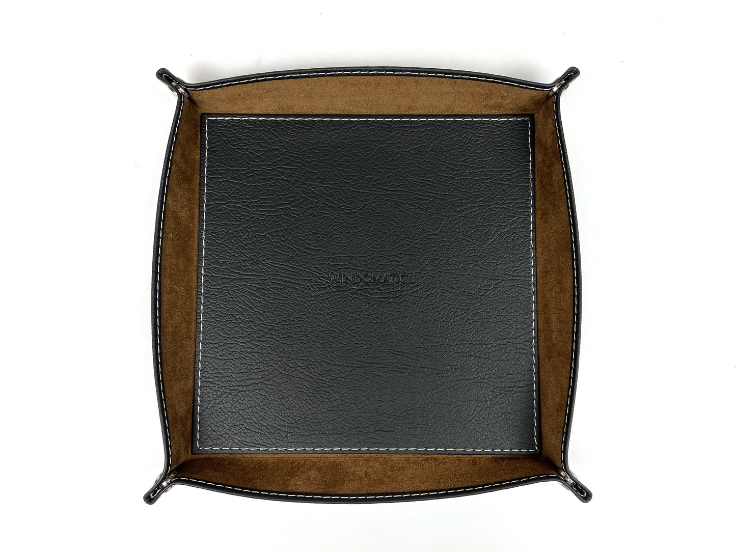Windomatic Valet Tray (Brown / Red)