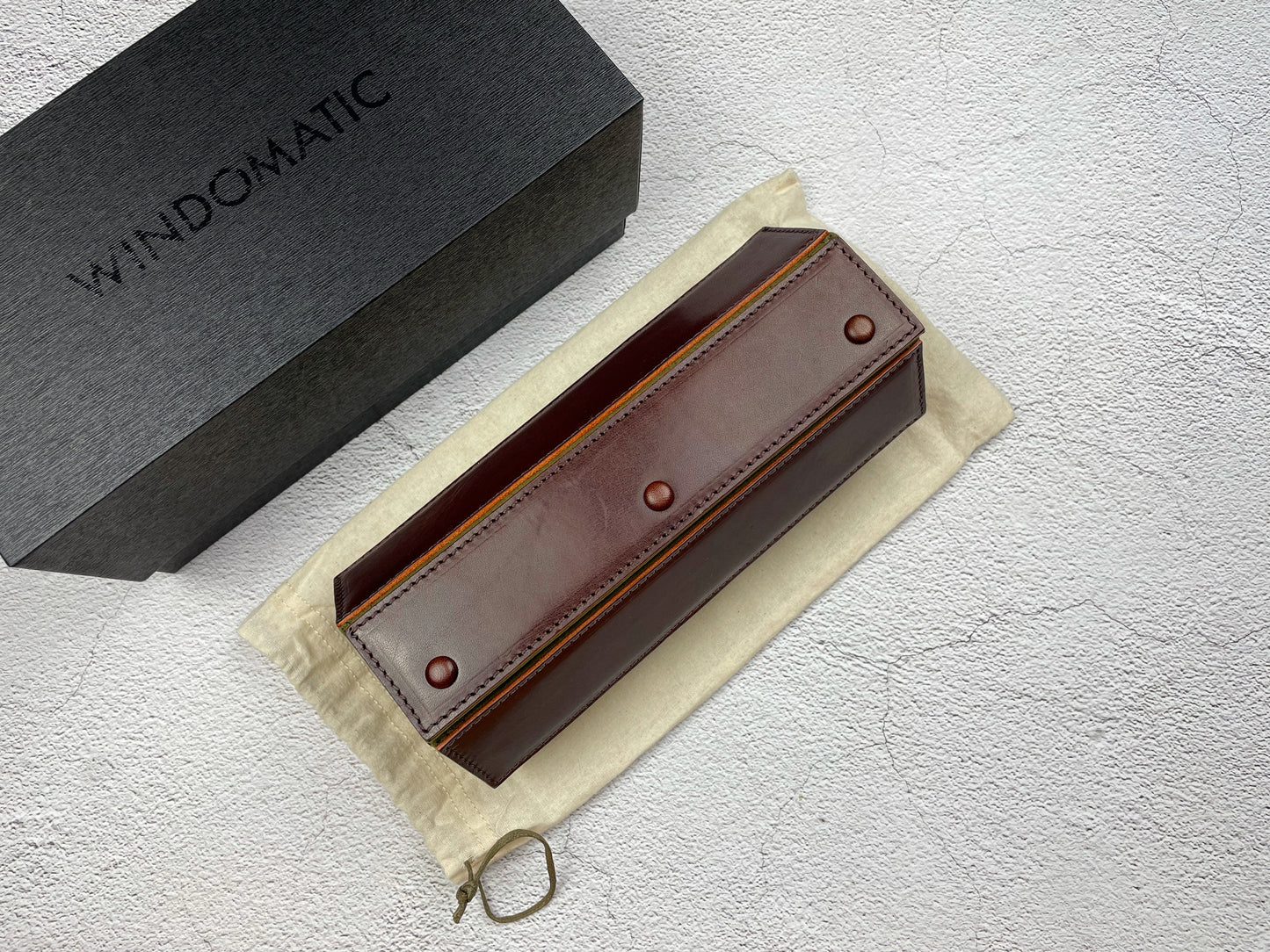 Windomatic Hexagon Watch Roll (Brown / Black)